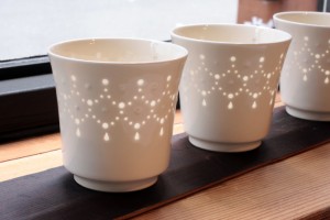 大井 寛史　蛍手 湯のみ　2,730円（税込）