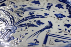 高島 大樹 双鳥草花文稜花鉢 42,000円(税込 高島 大樹 双鳥草花文稜花鉢 42,000円(税込