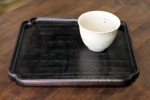 稲葉 崇史　茶盆（黒）　12,600円（税込）